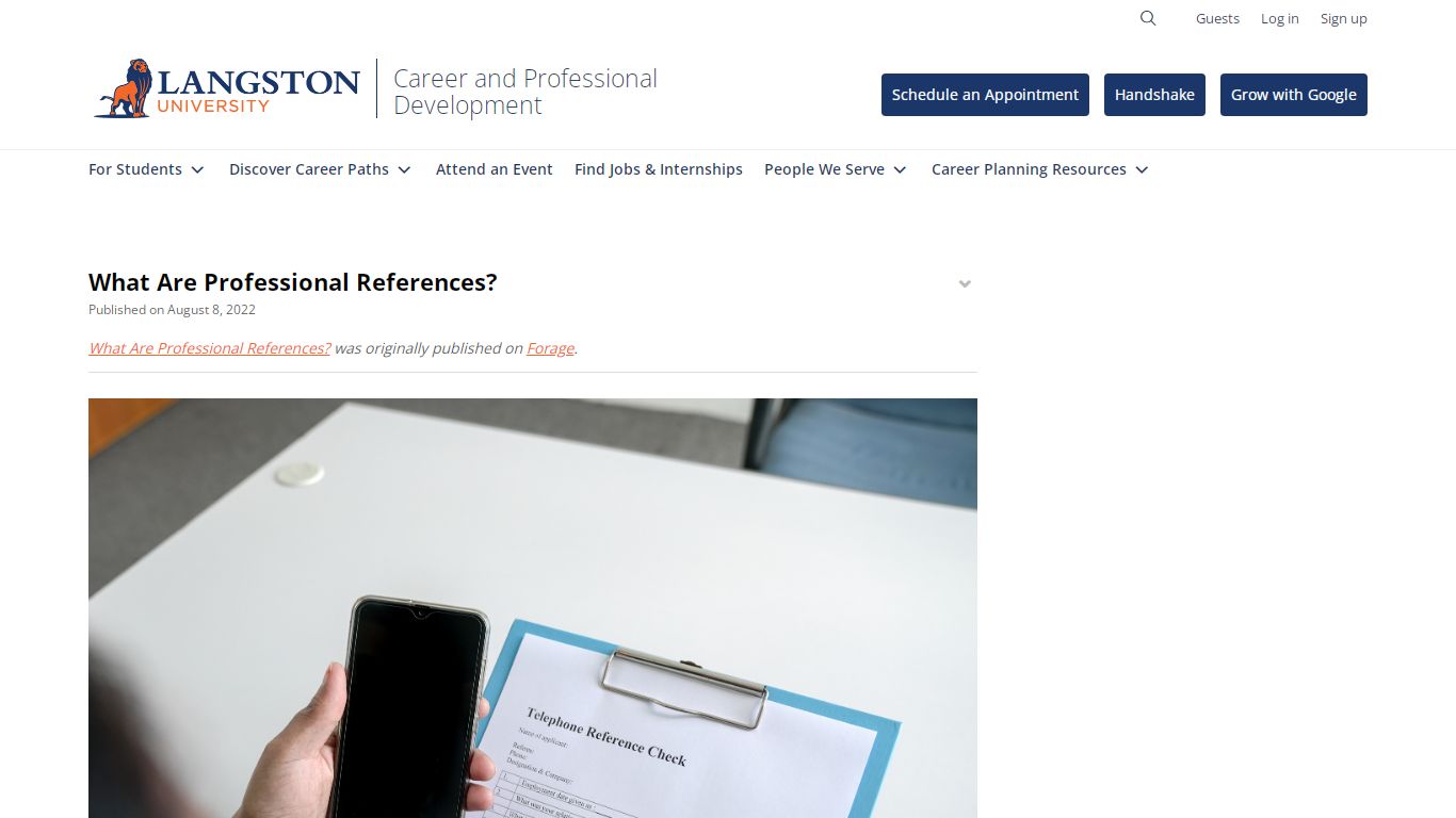 What Are Professional References? – Career and Professional Development ...